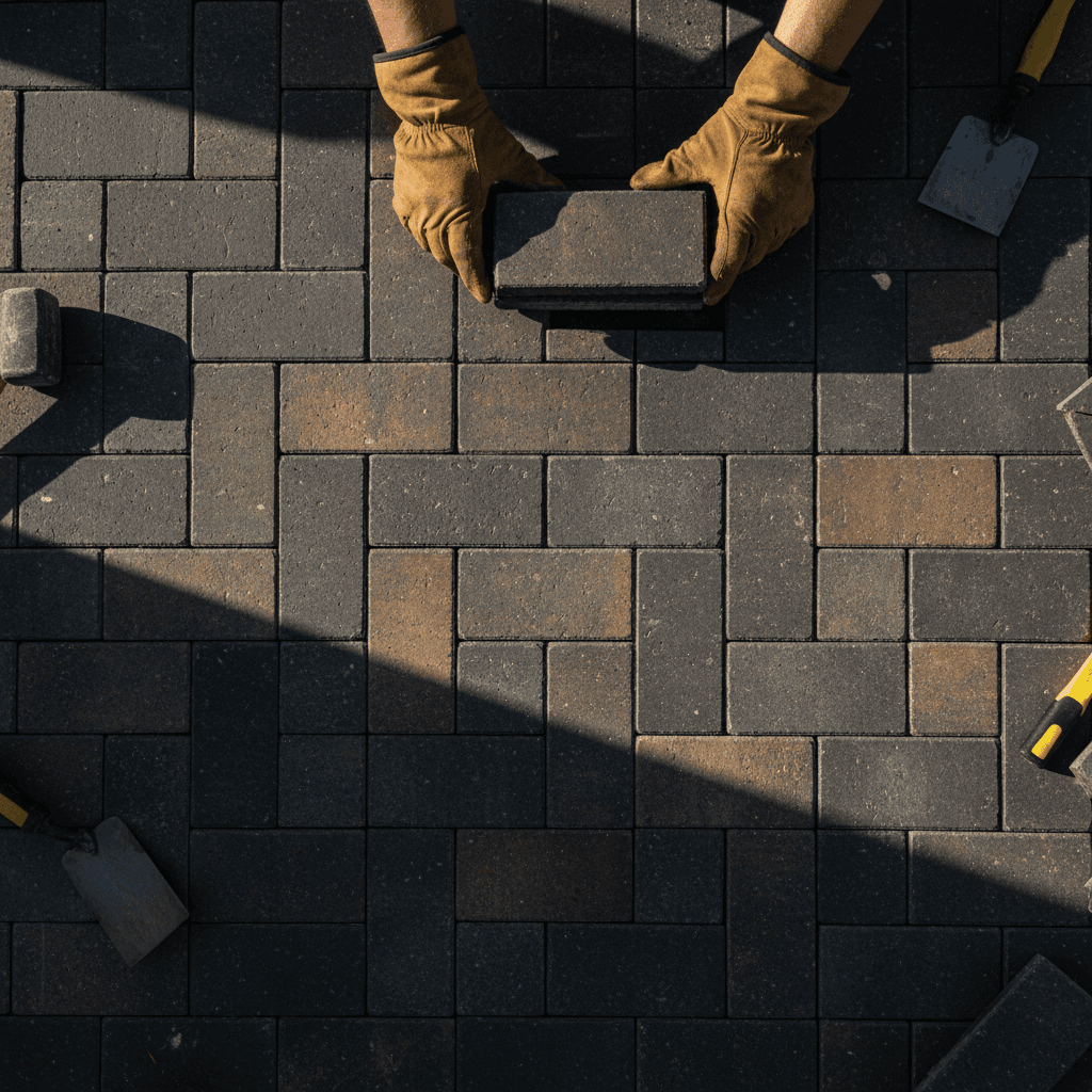 Expert hardscape paver installation and design